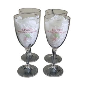 EPCOT World Showcase Set of 4 Wine Glasses